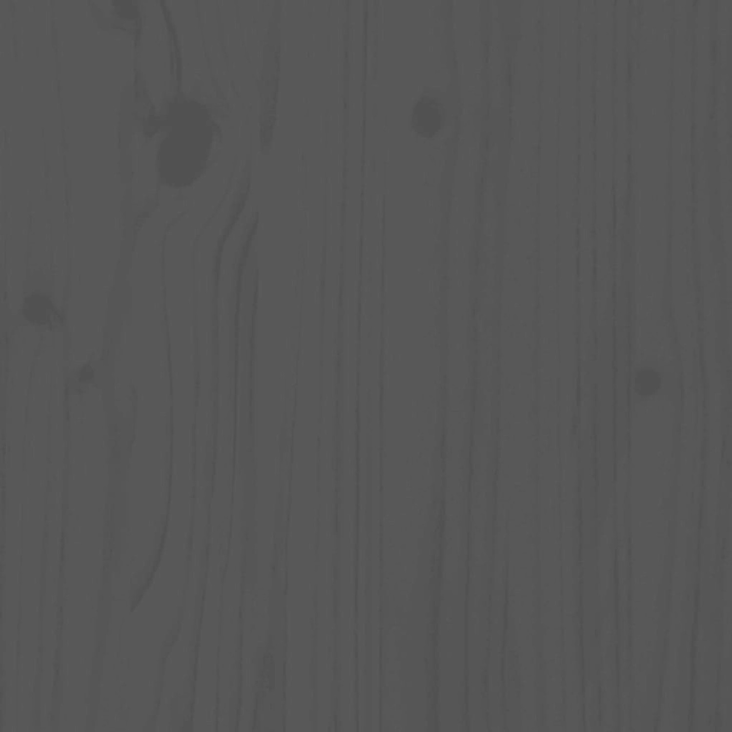 Detailaufnahme der grauen Holzoberfläche des vidaXL Konsolentischs aus Kiefer.