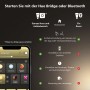 Philips Hue MR16 LED: Steuerung per App, Sprache oder Hue Bridge für smarte Beleuchtung im ganzen Haus.