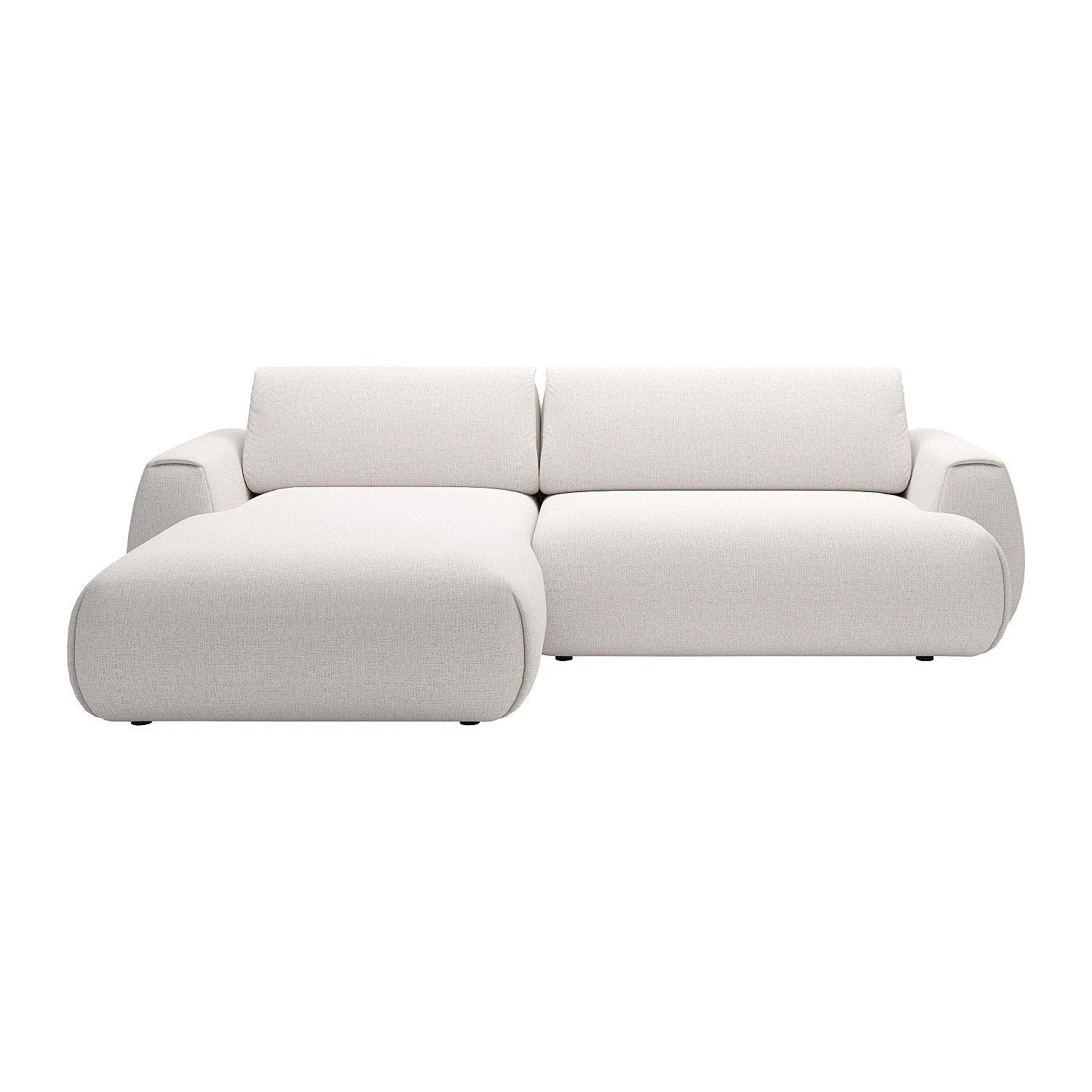 Vente-unique Schlafsofa Monelia Gebrochenes Weiß 270 cm