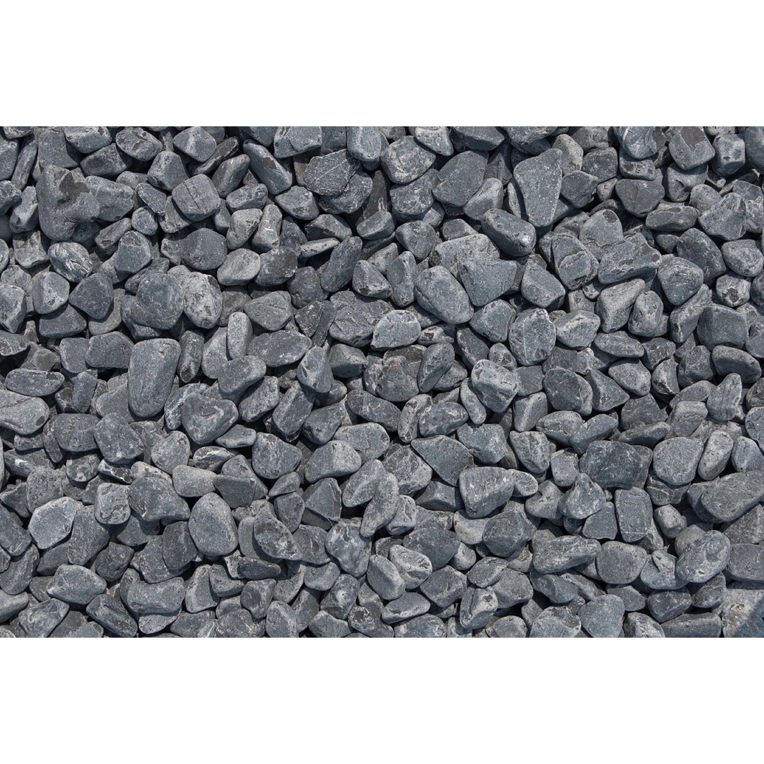 Marmorzierkiesel Ebano-Schwarz 15 - 25 mm 25 kg PE-Sack