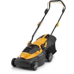 Stiga Akku-Rasenmäher Collector 140e mit Akku und Ladegerät.