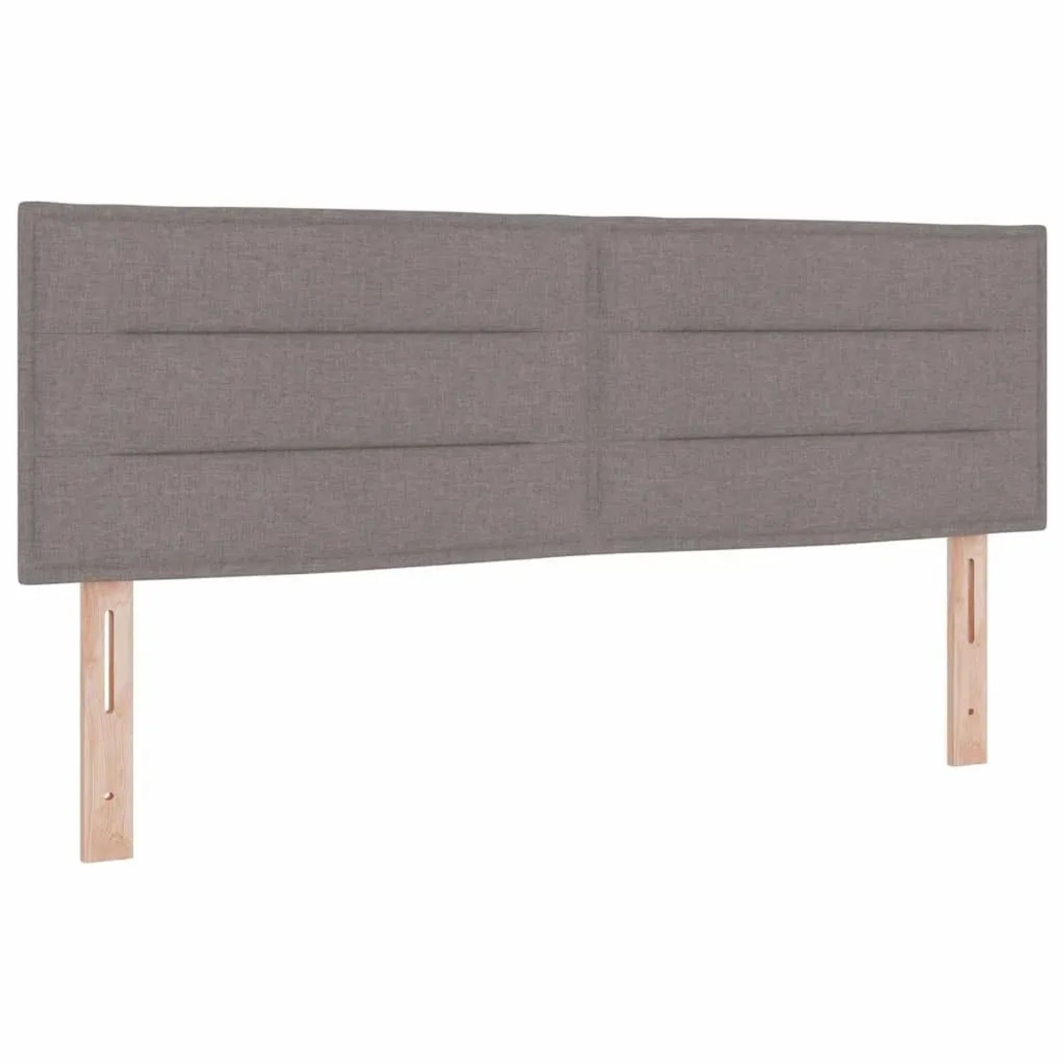 vidaXL Kopfteil mit Kopfteil Taupe 160 cm Kunstleder 42007024