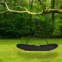 Relaxdays Nestschaukel XXL Stoff Schwarz Höhenverstellbar 166 cm x 71 cm x 15 cm 3,5 kg_2