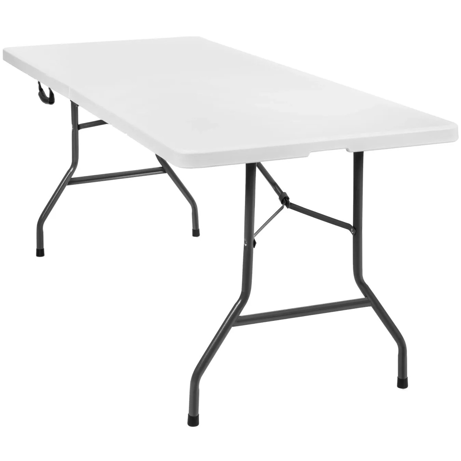 Tectake Campingtisch  Klappbar Kunststoff  183 x 76 x 74 cm Weiß