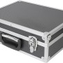 LUX Werkzeugkoffer AKW 130 aus Aluminium mit Tragegriff und zwei Schlössern.