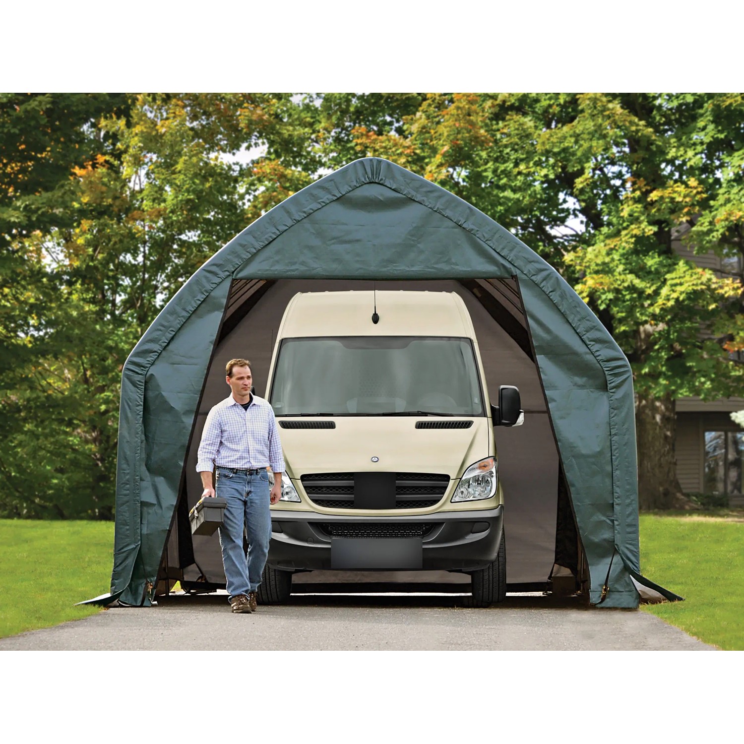 ShelterLogic Zeltgarage 23,8 m 390 x 610 cm kaufen bei OBI