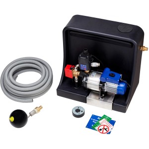 4rain Flat XL-Paket Haus-Premium: Zubehör für Erdtank mit Pumpe, Schlauch und Montagezubehör.