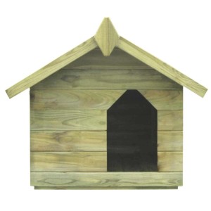 vidaXL Hundehütte mit Dach Imprägniertes Kiefernholz 45149