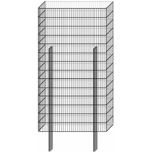 Bellissa Gabione Limes Pico23 Bausatz, 210x115x23cm, Drahtgitter für Steinfüllung.