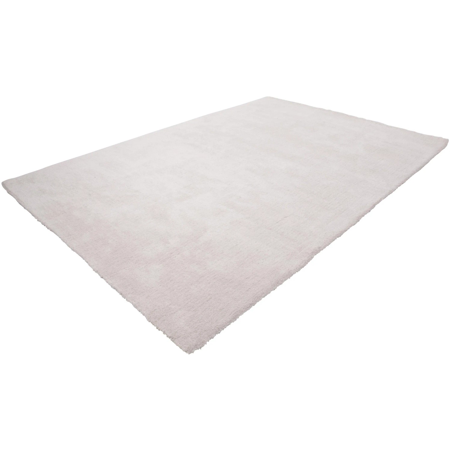Lalee Teppich Velluto 400 Ivory, 80x150 cm, Kurzflorteppich in Elfenbein.