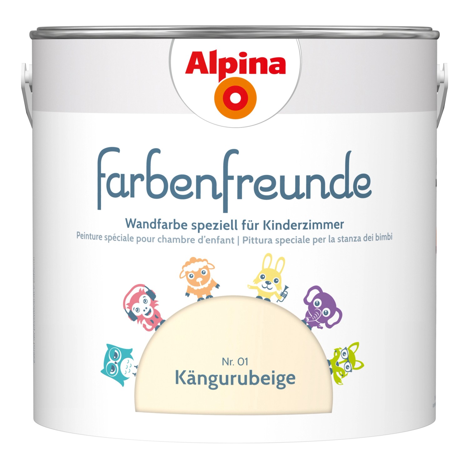 Alpina Farbenfreunde Kängurubeige seidenmatt 2,5 Liter