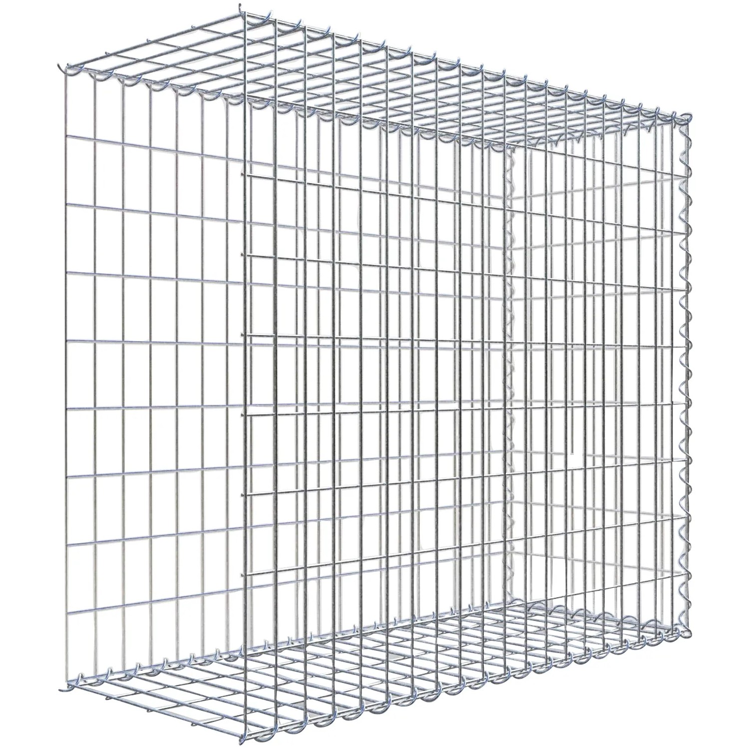 Gabiona Gabione-Anbaukorb Typ 2 90 x 100 x 40 cm Maschenw 5 x 10 cm