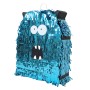 Relaxdays Pinata Pappe Blau Glänzend Befüllbar Mit Zubehör-Set