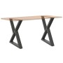 vidaXL Esstisch Beine 2 Stk Anthrazit 70x72-73,3 cm Stahl 4012726_7