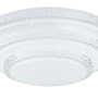 Weiße LED-Deckenleuchte Magnifique, Ø 49,5 cm, dimmbar und SmartLight-fähig.