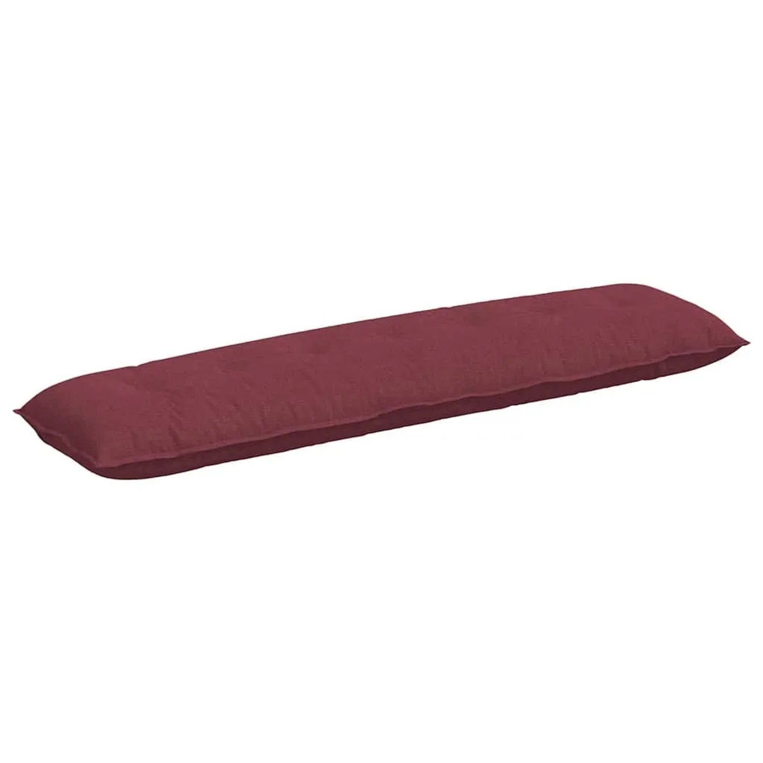 vidaXL Rückenkissen Weinrot 200 x 19 x 50 cm Stoff 42014962