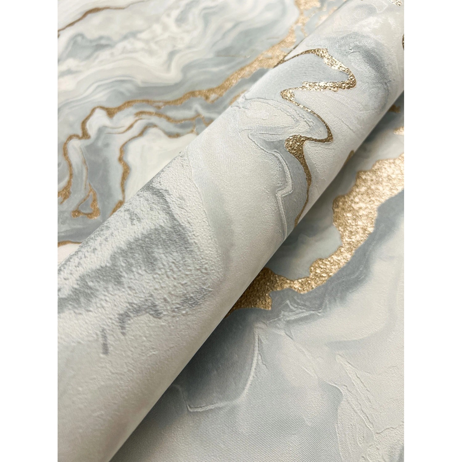 Newroom Vinyltapete Thawe Ice Grey Marmor Modern FSC® günstig online kaufen