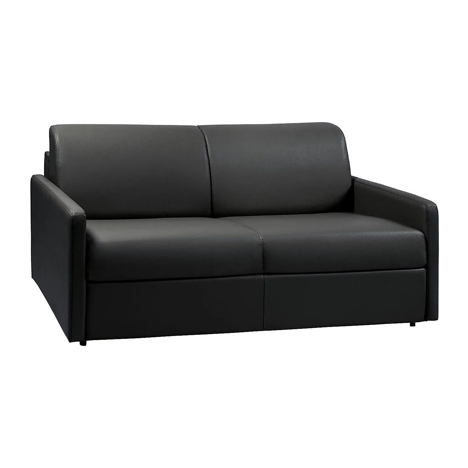 Vente-unique Schlafsofa Calife Schwarz 170 cm