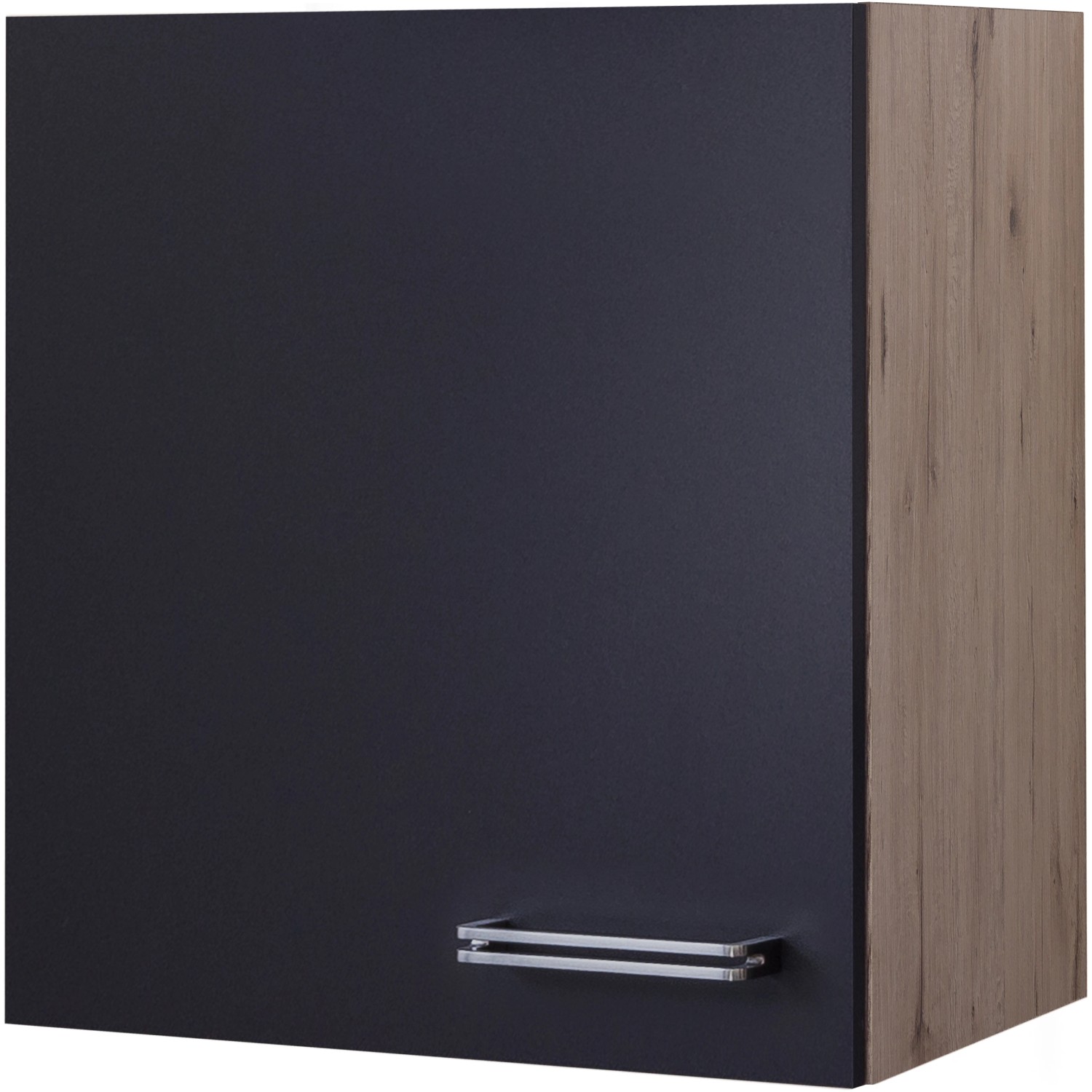 Flex-Well Exclusiv Hängeschrank Lara 50 cm Anthrazit-San Remo Eiche