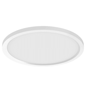 Runde, weiße Philips Hue LED-Panelleuchte Aurelle White Ambiance, Durchmesser 39,5 cm.