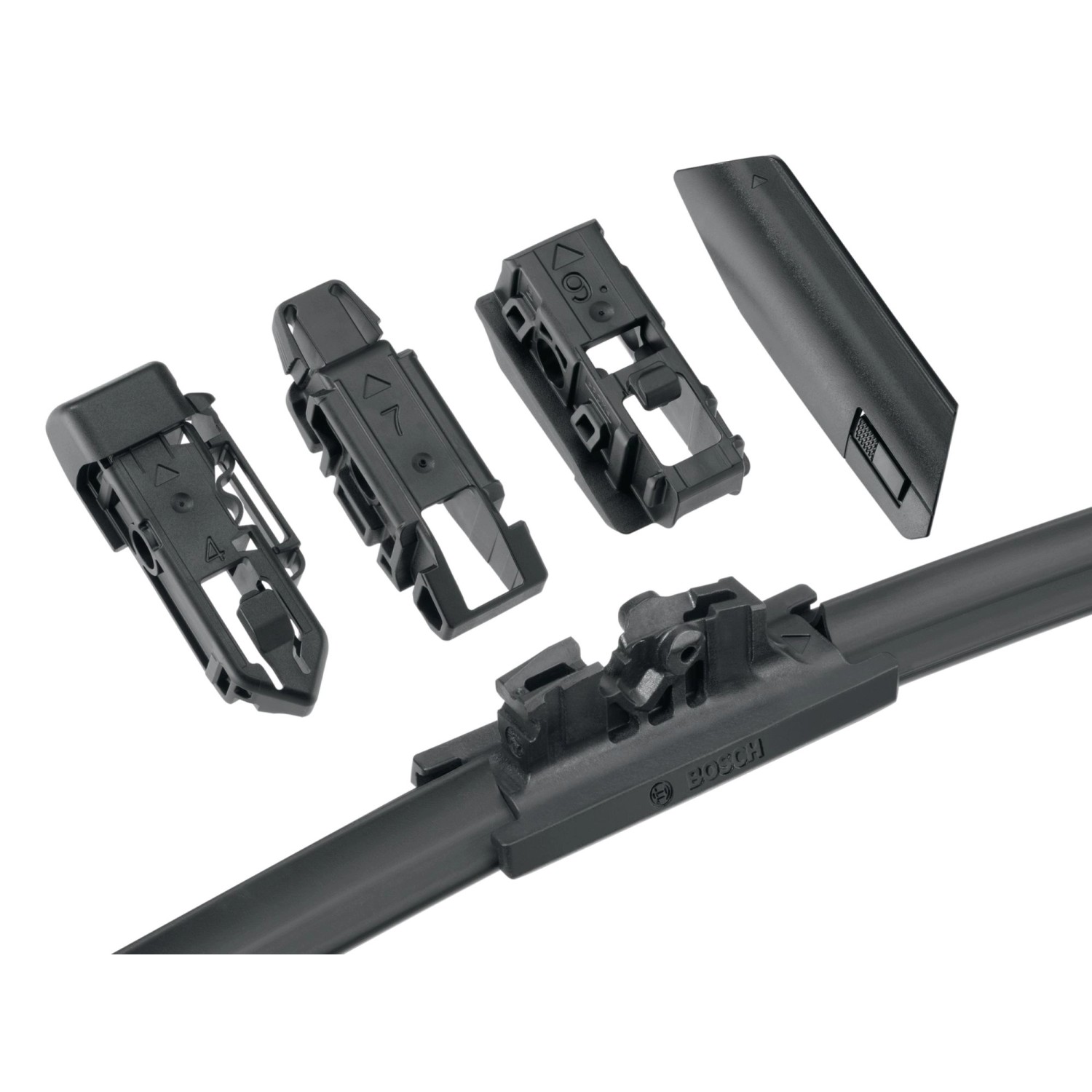 Bosch Aerotwin APX16 Wischblatt mit Adaptern für Mercedes-Fahrzeuge, 40 cm lang.