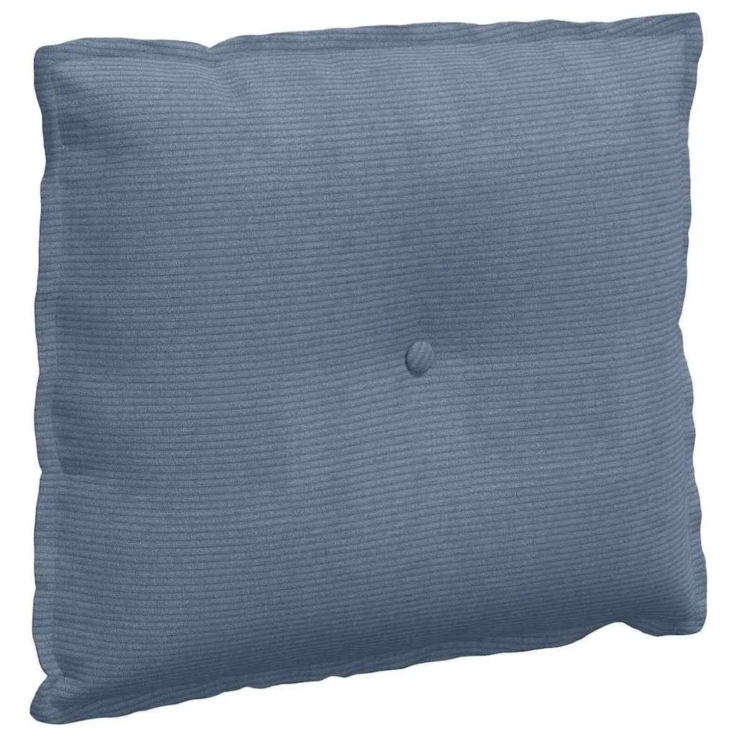 vidaXL Rückenkissen Blau 60 x 50 cm Cordstoff 42014696