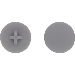 LUX Abdeckkappen TX30, dunkelgrau, 30 Stück, für Spanplattenschrauben und Universalschrauben.