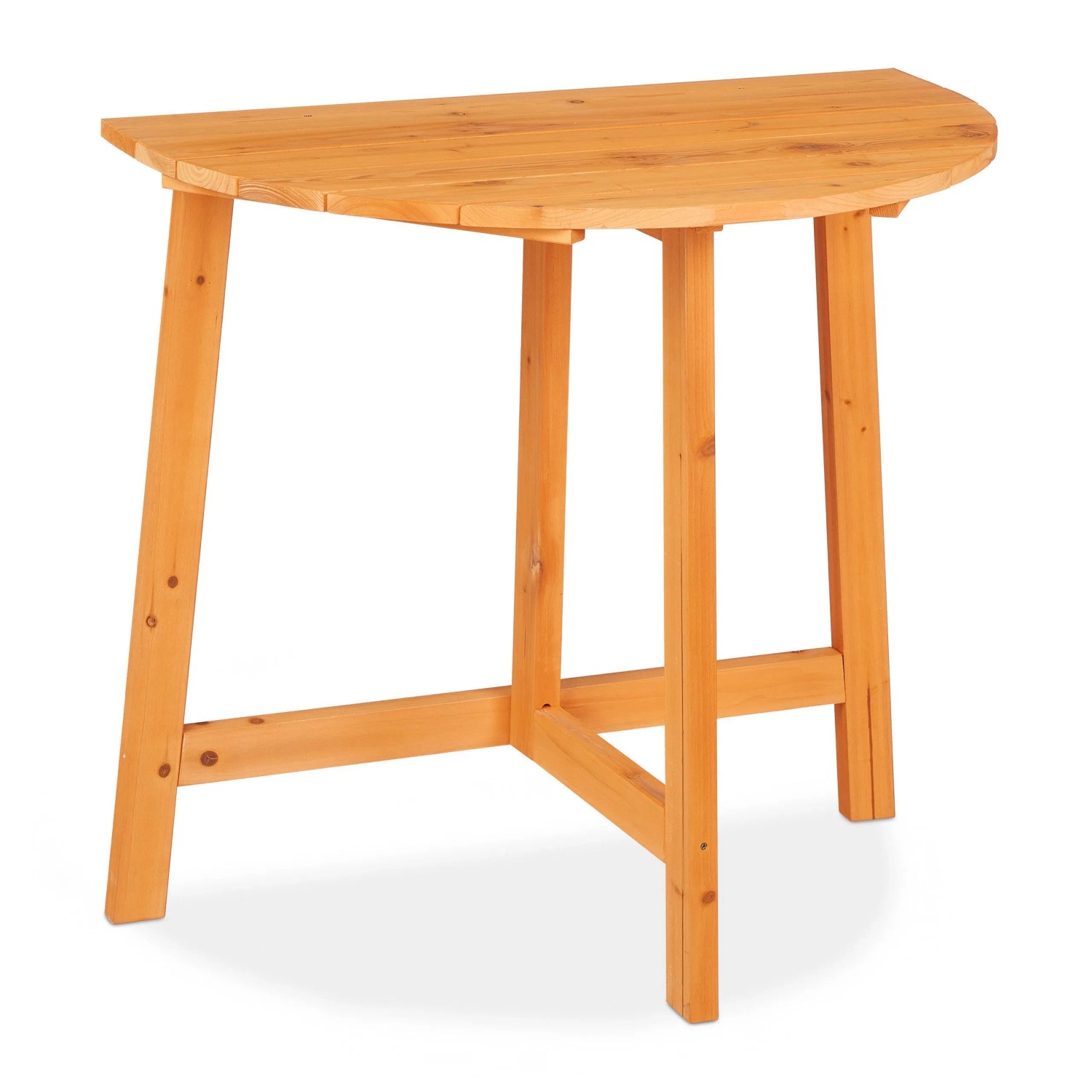Relaxdays Klapptisch Tannenholz Natur Klappbar 74 cm x 80 cm x 50 cm 4,8 kg