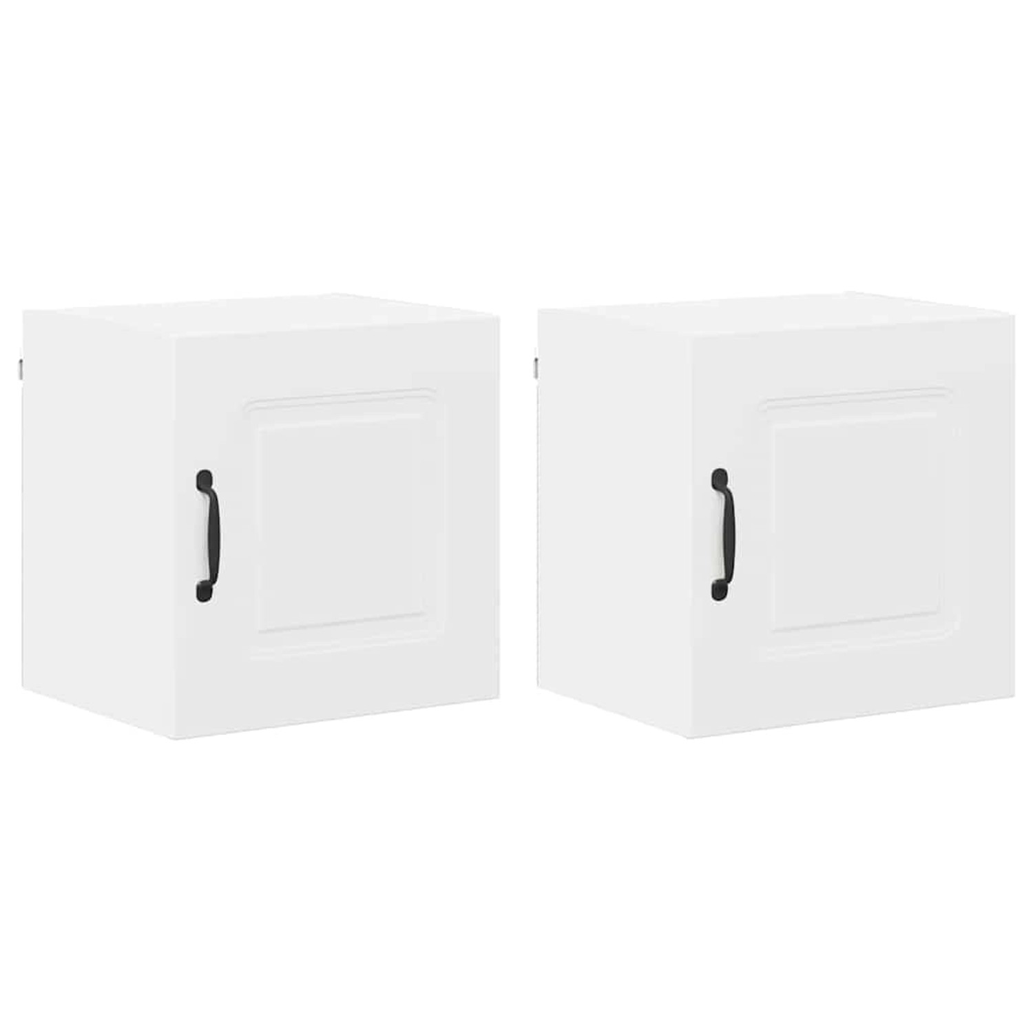 vidaXL Küchenwandschrank 2 Stk Weiß 40 x 31 x 40 cm Holzwerkstoff 884515 günstig online kaufen