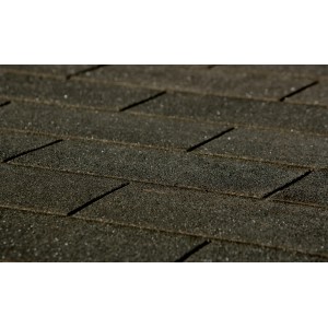 Rechteckige Dachschindeln in Anthrazit für Gartenhäuser, 3 m² Paket.