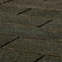 Rechteckige Dachschindeln in Anthrazit für Gartenhäuser, 3 m² Paket.