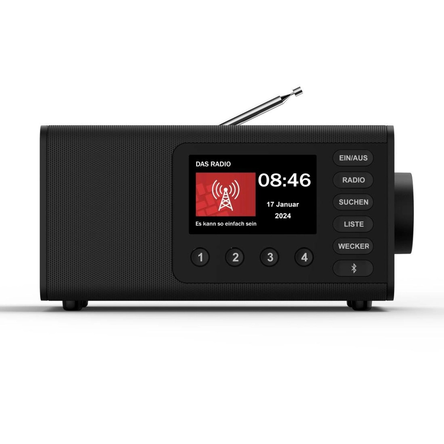 Hama Digitalradio DR1001BT FM/DAB/DAB+/Bluetooth RX Schwarz