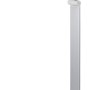 Silber-weiße LED-Tischleuchte Margaery von Globo, ideal als Schreibtischlampe mit USB-Ladefunktion.