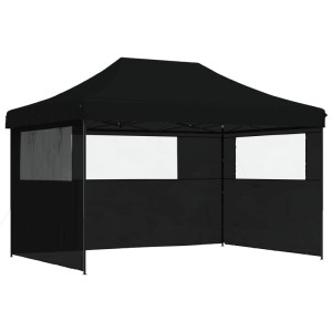 vidaXL Party-Zelt Schwarz 279 x 410 x 315 cm Oxford-Stoff 42023594