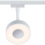 Weißer Paulmann Urail LED Schienenspot Circle, 5W, 210lm für Schienensysteme.