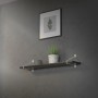 ML-Design Regalhalterung, 2er Set, 220 mm, weiß, Stahl, Haarnadel-Design für Regale.