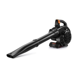FUXTEC Benzin-Laubbläser FX-LB126ECO, schwarz, mit langem Blasrohr. Effizient für die Gartenpflege.
