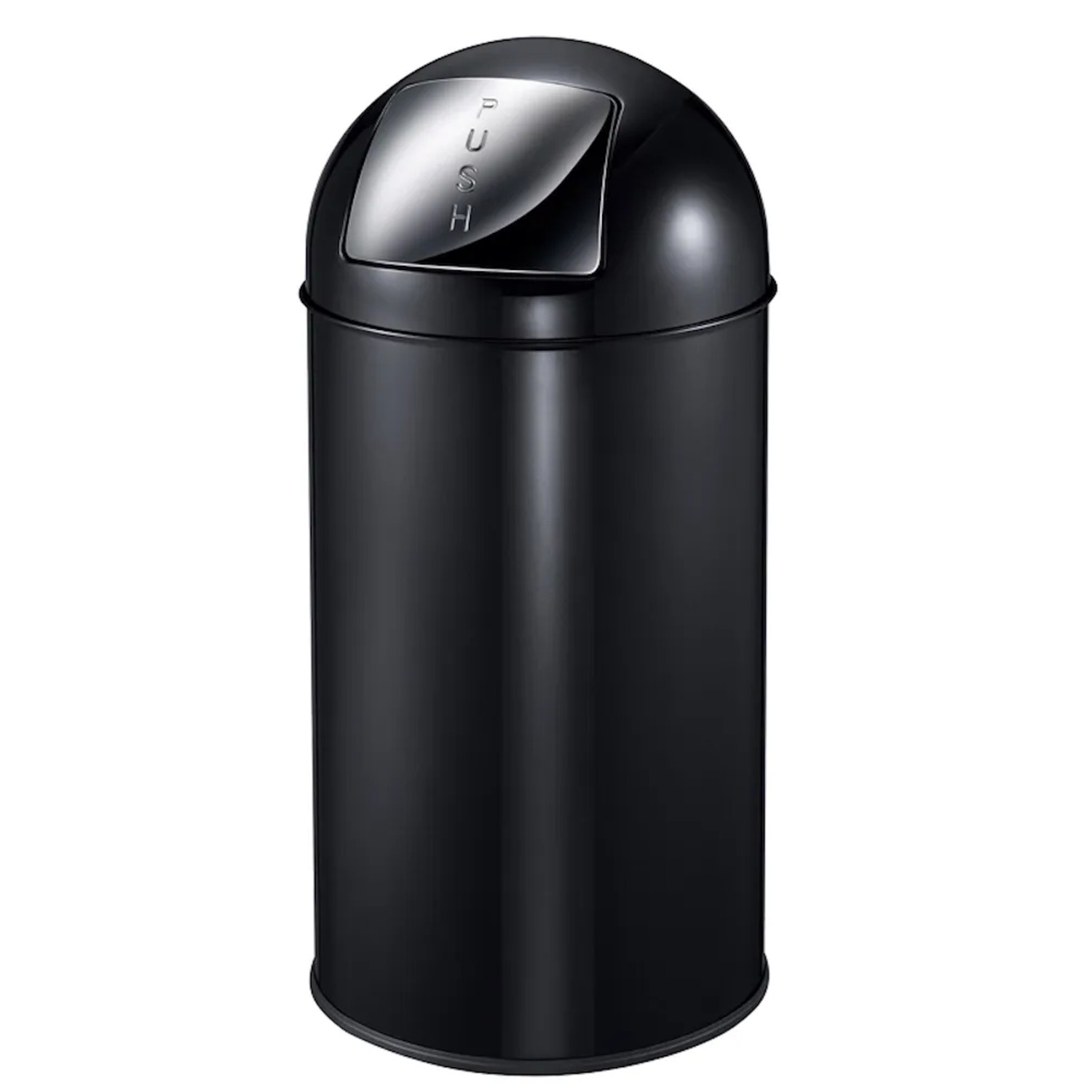 PROREGAL Standmülleimer Metall 40L Schwarz 74 x 34 x 34 cm kaufen bei OBI