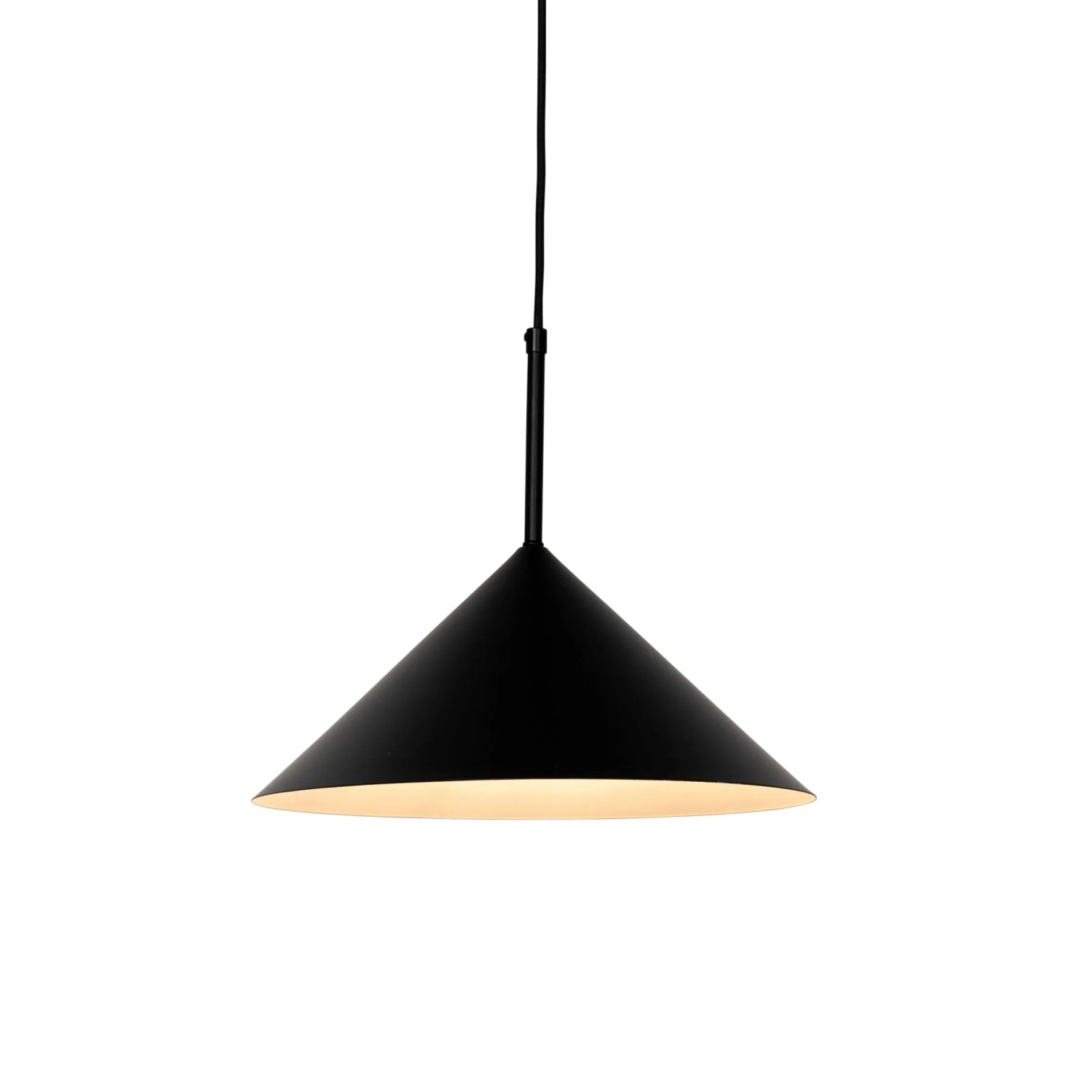 QAZQA Design-Hängelampe Schwarz Triangolo