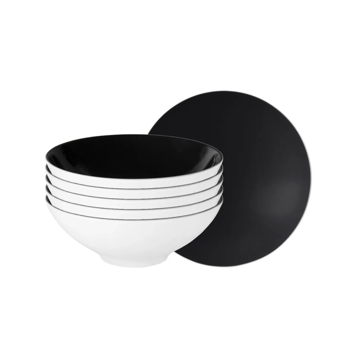 Seltmann Weiden Life Fashion Dessertschale 14,6 cm 6er Set Glamorous Black