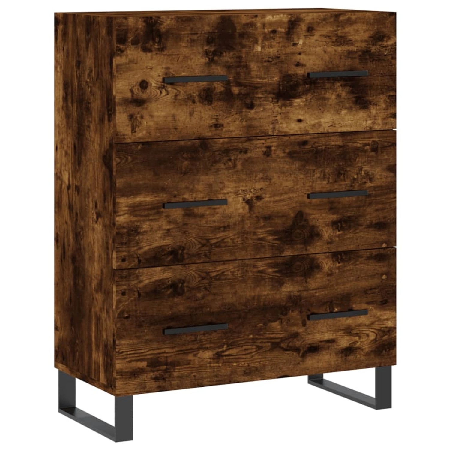 vidaXL Sideboard Räuchereiche 69,5x34x90 cm Holzwerkstoff 827881 günstig online kaufen