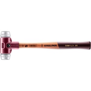 Halder Simplex Schonhammer Ø 30 mm Weichmetall mit Tempergussgehäuse