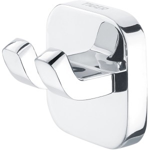 Tiger Haken Ramos Klein Chrom, Handtuchhalter aus verchromtem Edelstahl.