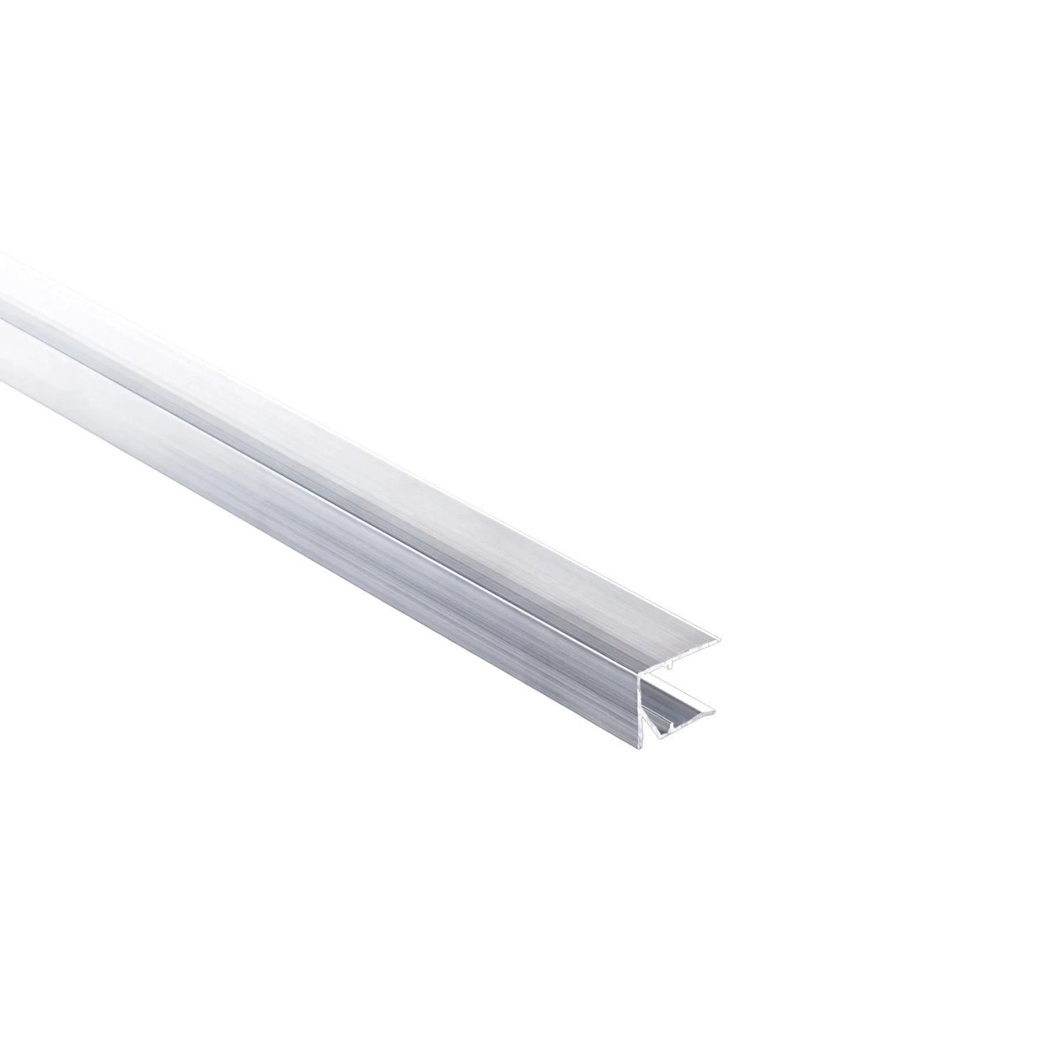 T&J Abschlußprofil Alu 16 Gebohrt mit Ablauföffnungen Pressblank 1.200 mm