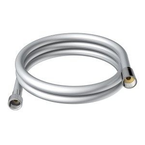 Schütte Brauseschlauch, 150 cm, Chrom, Kunststoff, knickfest mit Verdrehschutz.