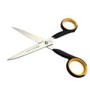 FINNY Tec X Aramid Schere, 15 cm, mit schwarzen und gelben Griffen.