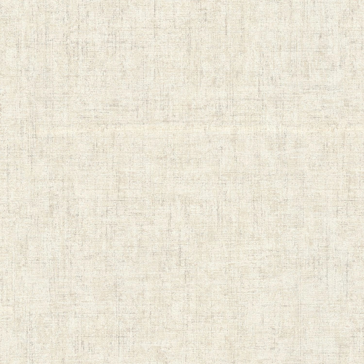 PROFHOME 322618-GU Ton-in-Ton Tapete Uni glänzend Creme 0,53 m x 10,05 m 5,33 m2 Creme