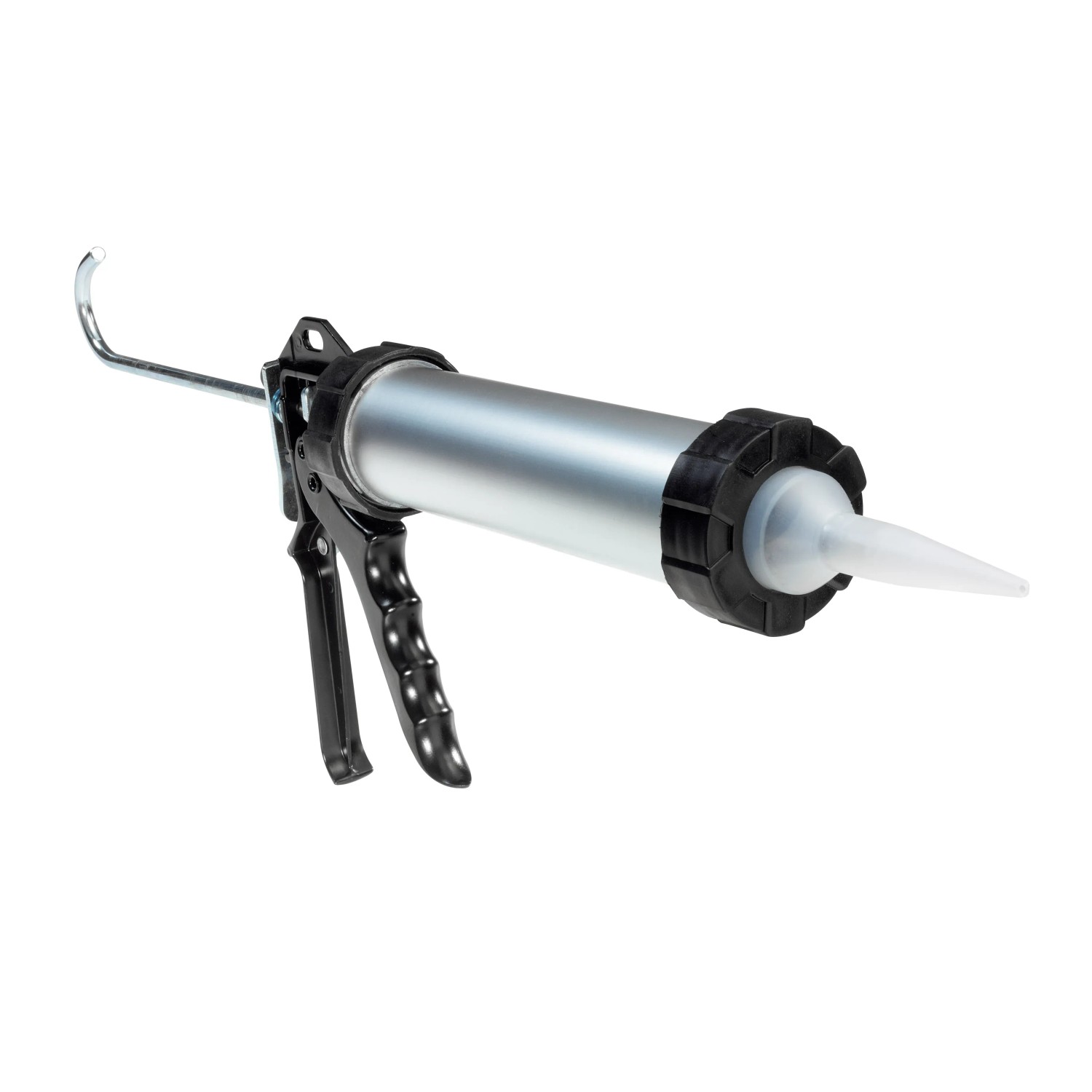 LUX Kartuschenpresse Alu Comfort 310 ml für Dichtstoffe, silberfarben.