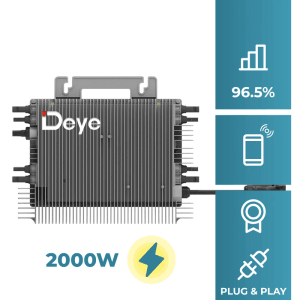 DEYE SUN-M2000G4-EU-Q0 Wechselrichter für SUNNIVA Balkonkraftwerk 2000W