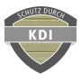 Karibu Carport: Symbol für Kesseldruckimprägnierung (KDI) zum Schutz des Holzes.